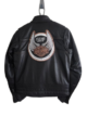 #10108. HD Black Genuine Leather Jacket Small - Image 4