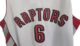 Jermaine O’Neal #6 Toronto Raptors Adidas Jersey Large – White NBA - Image 2