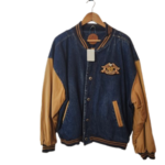 HD HOG Denim & Light Brown Jacket XL