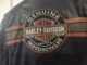 #10367. HD Black & Orange Genuine Leather Jacket X-Large - Image 3