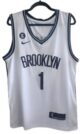 Mikal Bridges #1 Brooklyn Nets Nike Swingman Jersey Large – White NBA