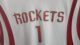 Tracy McGrady #1 Houston Rockets Reebok Jersey Large – White NBA Throwback - Image 3