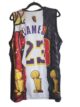 LeBron James #23 Lakers Jersey XL Custom Split Design NEW - Image 3