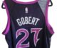 NBA #27 Swingman Gobert Wolves Black/Purple Jersey XL by NIKE - Image 6