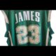 NBA #23 James Irish Green Jersey XL - Image 3