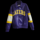 NBA Los Angeles Lakers Purple Faux Leather Varsity Jacket Men’s Medium – NEW – Statement Piece - Image 2