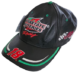 11009 NASCAR #18 Interstate Batteries Leather Cap Adjustable Strap - Image 3