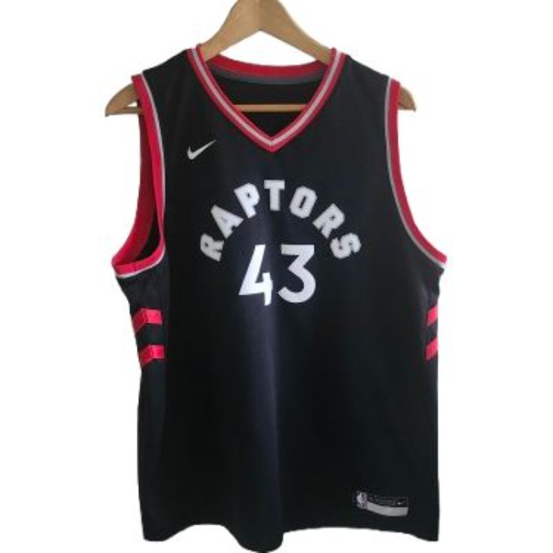 11085-1.jpg Pascal Siakam #43 Toronto Raptors Nike Jersey – Black Statement Edition – Size XL Youth - Image 1