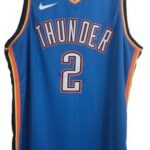 NBA Thunder #2 Gilgeous-Alexander Lite Blue Icon Edition Jersey Medium