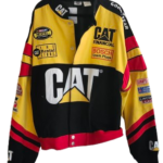 NASCAR CAT Bill Davis Racing Yellow/Black/Red Jacket XL