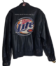 11372 Vintage NASCAR #2 Rusty Wallace Miller Lite Genuine JH Design Navy Leather Jacket XL - Image 4