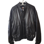 HD Black Genuine Leather Jacket X-large