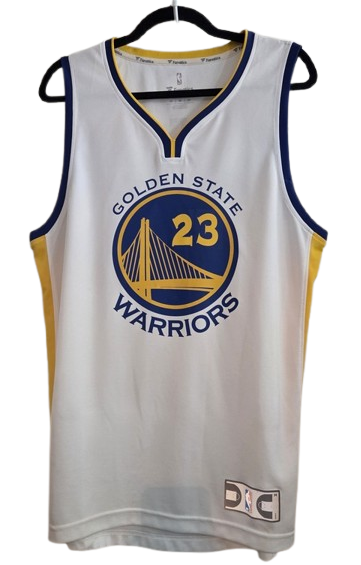 cropped-10919-1-removebg-preview-1.png NBA #23 Keene Golden State Warriors Jersey White M - Image 1