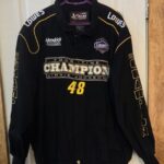 NASCAR #48 Jimmy Johnson Lowes Black Jacket XL