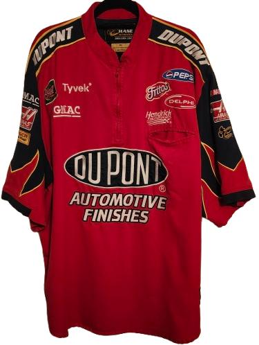 10061-2-removebg-preview 10061 NASCAR Dupont Red Crew Shirt 2XL - Image 1