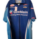 10201 NASCAR One Main Lending made Possible Blue Crew Shirt XL