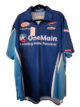 10201 NASCAR One Main Lending made Possible Blue Crew Shirt XL