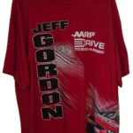 10478 NASCAR #24 Jeff Gordon AARP Drive To End Hunger Red T-Shirt 2XL Never Worn