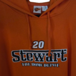 10484 NASCAR #20 Tony Stewart The Home Depot Orange Hoodie 2XL