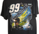 10847 NASCAR #99 Carl Edwards AFLAC Black T-Shirt Medium - Image 3