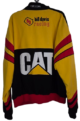 11287 NASCAR Bill Davis Racing CAT Yellow/Black/Red/White Jacket XL - Image 3