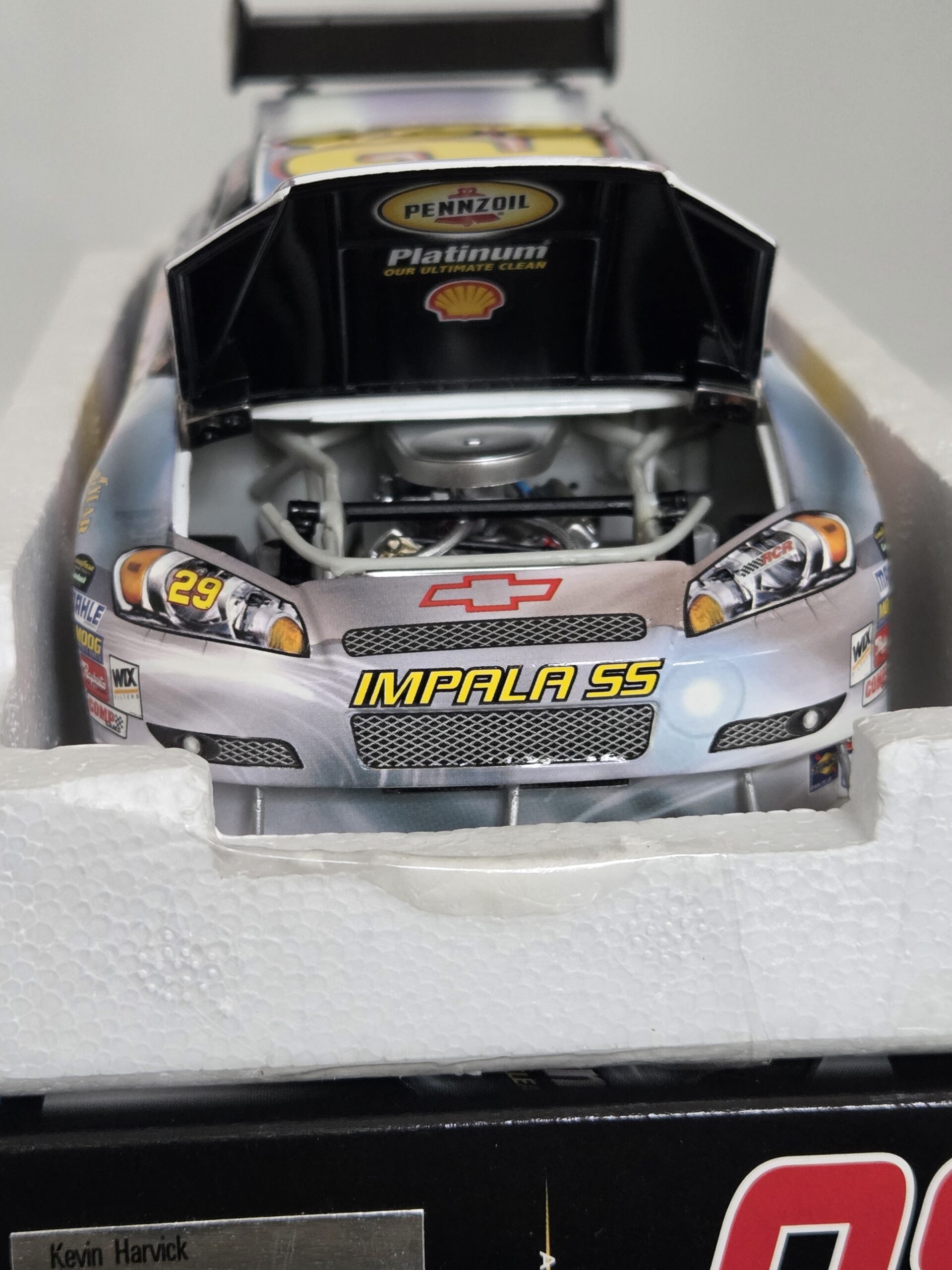20014-1 2-20014-3 NASCAR #29 Kevin Harvick Budweiser Penzoil Platimum Diecast 1:24 - Image 1