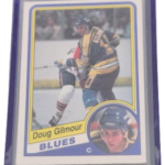 1 1984-85 O-Pee-Chee Doug Gilmour #185 Rookie Card - Blues
