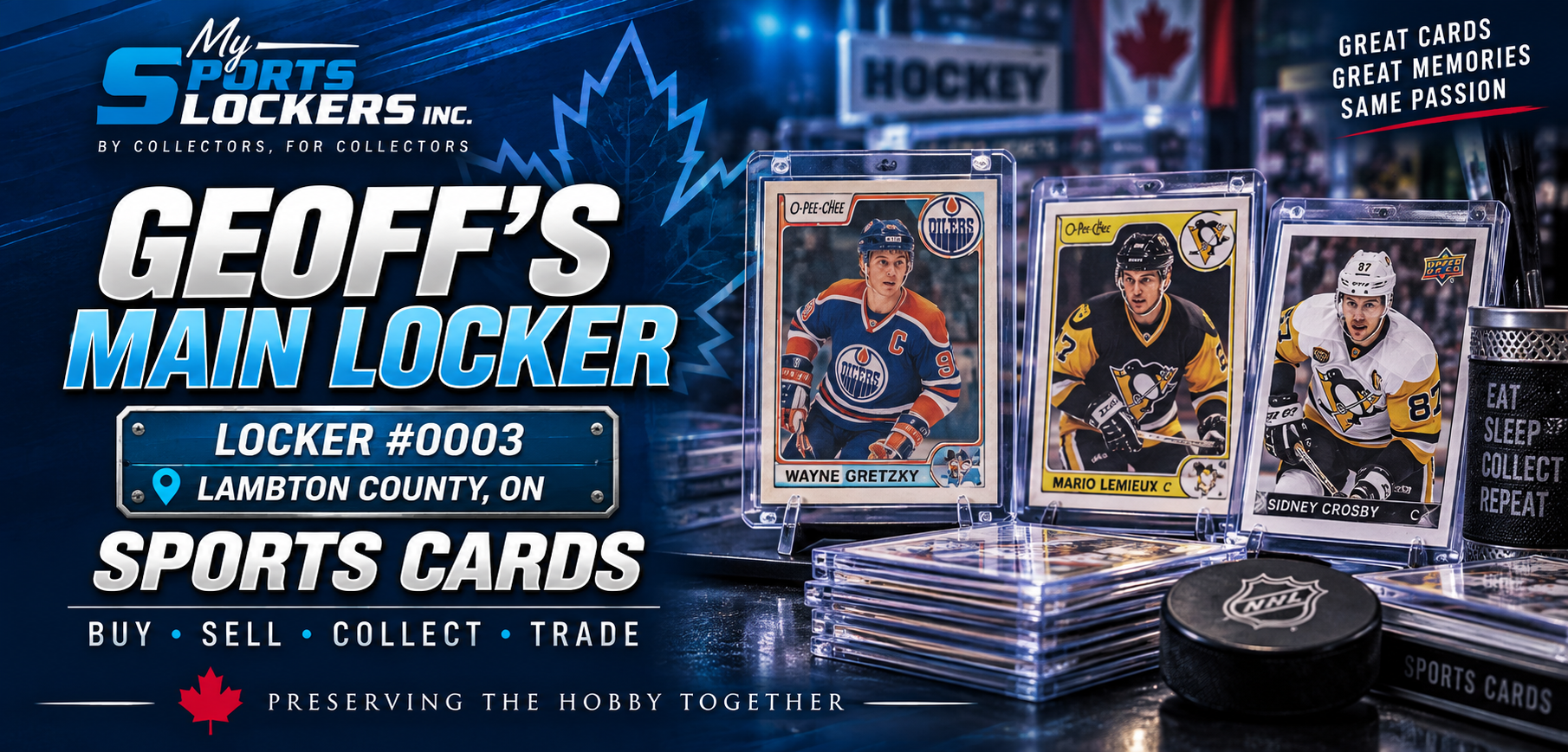 My Sports Locker sports card collection